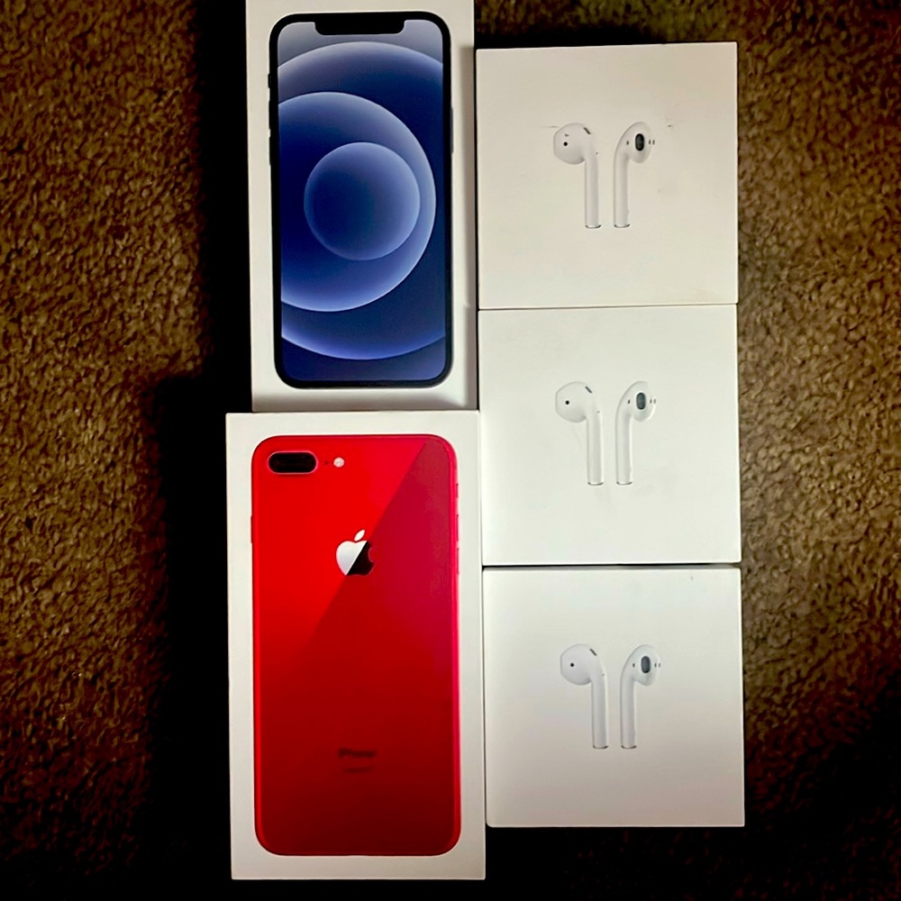 Empty Apple boxes..